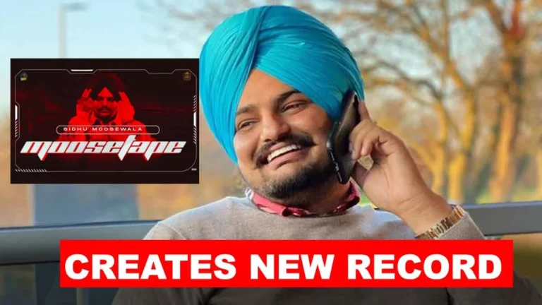 Sidhu Moosewala’s Album ‘Moosetape’ Creates New Record, Completed 2 Billion Views On YouTube!