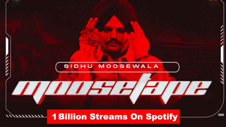 Sidhu Moosewala’s ‘Moosetape’ Is Ranking In ‘Spotify India’s Most Streamed Albums List’!