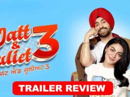 Jatt & Juliet 3 Movie trailer review