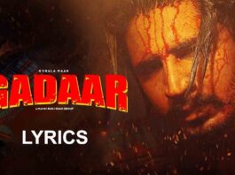 GADAAR lyrics