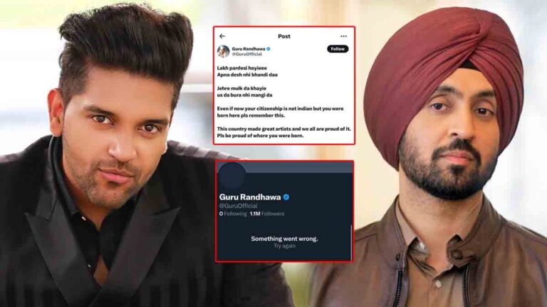 Guru Randhawa Deactivates X Handle After Cryptic Post on Diljit Dosanjh